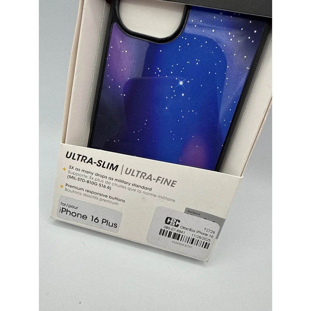 OtterBox Symmetry Case iPhone 16 Plus Blue Purple New MagSafe Galaxy Stardust